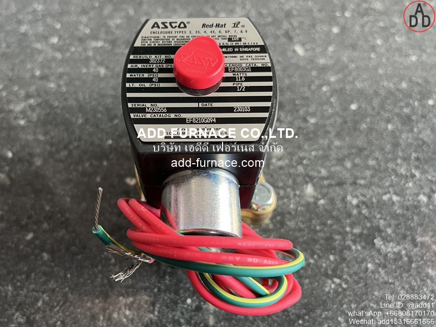 Asco Red Hat Rebuild Kit No.302372 (Explosion Proof) (7)